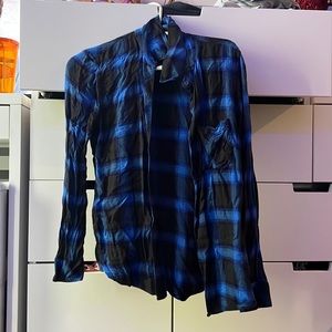 blue flannel